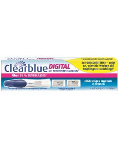 Schwangerschaftstest Clearblue Digital mit Wochenbestimmung 2 St, 2 Stück