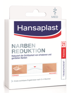 Hansaplast med Narben Reduktionspflaster, 21 Stück