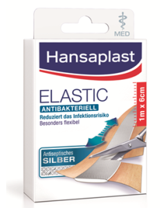 Hansaplast med Elastic 10cm x 6cm 10 Stück
