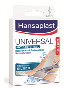 Hansaplast med Universal 1m x 6cm 10 Stück