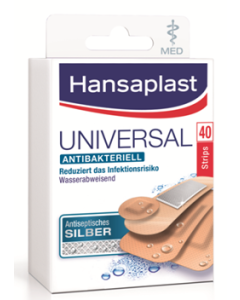 Hansaplast med Universal Strips, 40 Stück