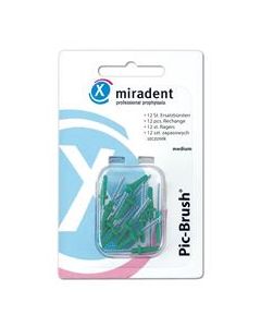 Miradent Pic Brush Ersatzbürsten--Weiß, 6 Stück