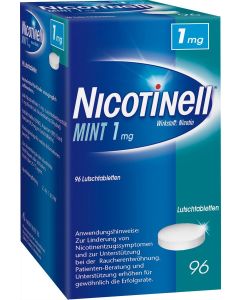 Nicotinell Lutschtabletten mint 1mg, 96 Stück
