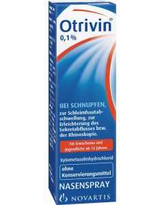 Otrivin Nasenspray 0,1% ohne Konservierungsmittel, 10ml