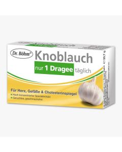 Knoblauch nur 1 Dragee täglich Dr. Böhm, 30 Stück