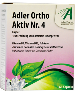 Adler Ortho Kapseln Nr.4, 60 Stück