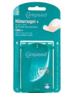 Compeed Hühneraugenpflaster zwischen Zeh plus , 6 Stück