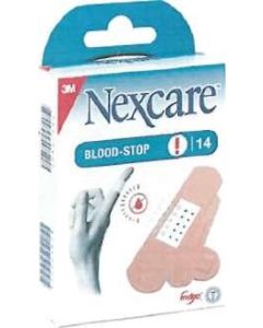 Nexcare Blood Stop Strips 3 Größen, 14 Stück