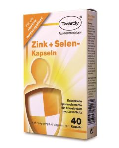 Twardy Zink+Selen Kapseln, 40 Stück