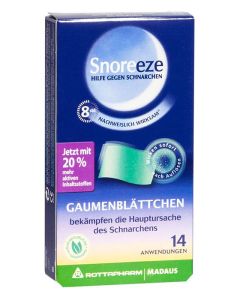 Snoreeze Gaumenplättchen, 14 Stück