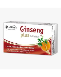 Dr. Böhm Ginseng plus 30 Tabletten, 30 Stück