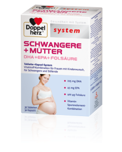 DOPPELHERZ SYSTEM             SCHWANGERE +MUETTER         30 TABL+30 KAPSEL-SYSTEM, 60 Stück