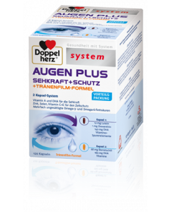 Doppelherz System Augen+Sehkraft+Schutz+Tränenfilm, 120 Stück