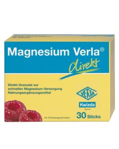 MAGNESIUM VERLA DIREKT STICKS HIMBEERE, 30 Stück