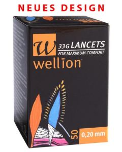 DIAGNOSTIKA U.ZUBEHOER        WELLION                     LANZETTEN 33G, 50 Stück