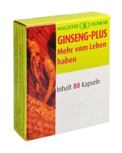 Doskar Ginseng plus Kapseln, 80 Stück
