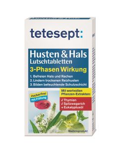 TETESEPT                      HUSTEN +HALS LUTSCHTABL     3 PHASEN, 20 Stück