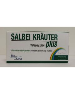 SALBEI                        KRAEUTER PLUS               HALSPASTILLEN -BIOFLORA, 20 Stück