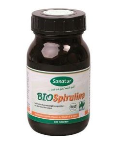 BIOSPIRULINA                  BIO TABL 400MG -SANATUR, 500 Stück