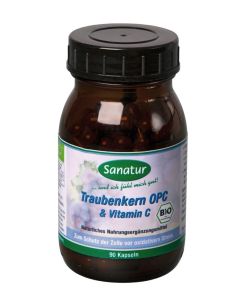 TRAUBENKERN                   OPC +VIT C KAPSELN SANATUR, 90 Stück