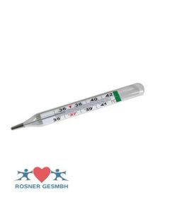 THERMOMETER-FIEBER            -ROSNER                     QUECKSILBER-FREI GLAS