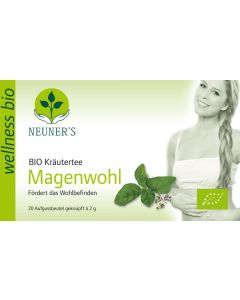 NEUNERS                       WELLNESS KRAEUTERTEE        MAGENWOHL BIO, 20 Stück
