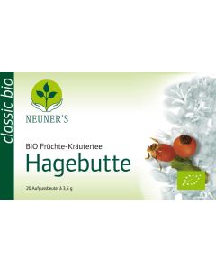 NEUNERS                       CLASSIC KRAEUTERTEE         HAGEBUTTE/HIBISCUS BIO, 20 Stück