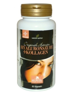 HYALURONSAEURE                +KOLLAGEN KAPSELN 250MG     -HANOJU, 60 Stück