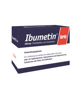 IBUMETIN                      FILMTABL FORTE 400MG, 20 Stück