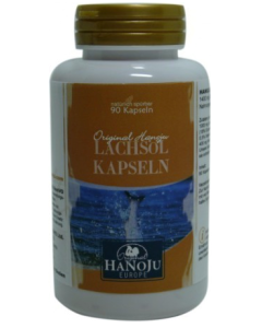 OMEGA                         -3 LACHSOEL KAPSELN            1000MG -HANOJU, 90 Stück