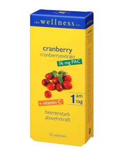 CRANBERRY                     PLUS VITAMIN C TABL, 30 Stück