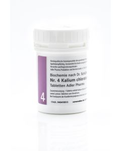 SCHUESSLER                    ADLER PHARMA                KALIUM CHLORATUM          NR. 4 D 6 TABL, 250g