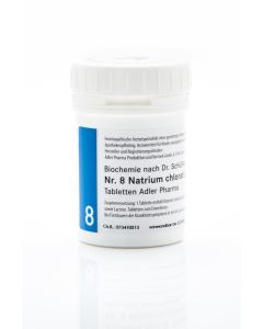 SCHUESSLER                    ADLER PHARMA                NATRIUM CHLORATUM         NR. 8 D 6 TABL, 500g