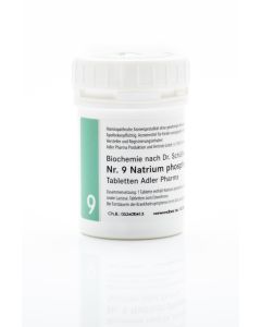 SCHUESSLER                    ADLER PHARMA                NATRIUM/PHOSPHORICUM      NR. 9 D 6 TABL, 500g
