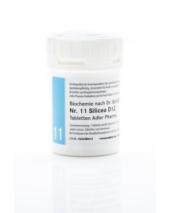 SCHUESSLER                    ADLER PHARMA                SILICEA                   NR.11 D12 TABL, 250g