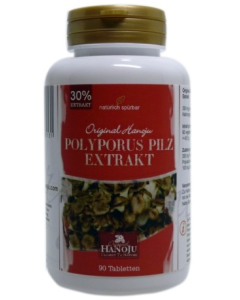 POLYPORUS                     EXTRAKT TABL 400MG -HANOJU, 90 Stück