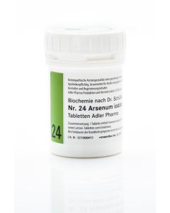 SCHUESSLER                    ADLER PHARMA                ARSENUM JODATUM           NR.24 D12 TABL, 250g