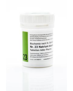 SCHUESSLER                    ADLER PHARMA                NATRIUM BICARBONICUM      NR.23 D12 TABL, 250g