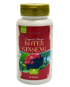 ROTER GINSENG                 KAPSELN 450MG 20% - HANOJU, 60 Stück
